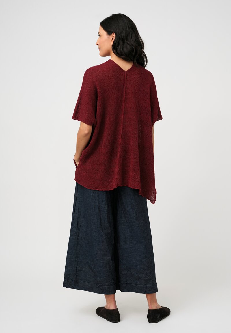 Daniel Andresen Knit Linen Bellatrix V-Neck Top