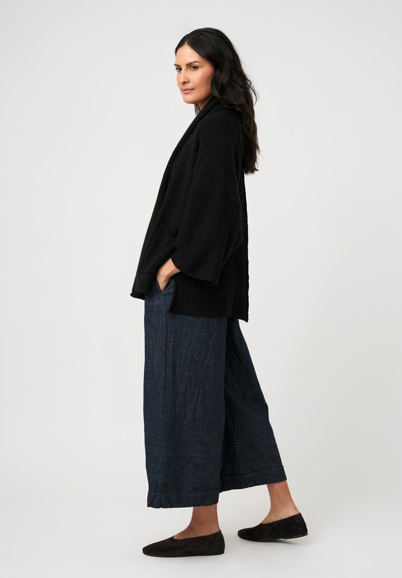 Daniel Andresen Open-Knit Silk Cotton Phlomys Kimono Sleeve Cardigan