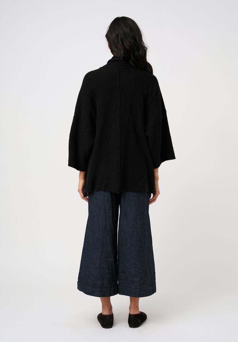 Daniel Andresen Open-Knit Silk Cotton Phlomys Kimono Sleeve Cardigan