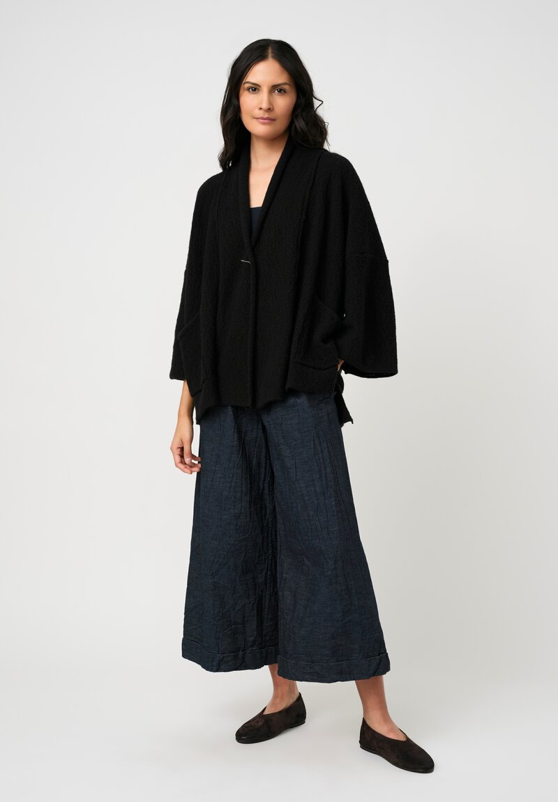 Daniel Andresen Open-Knit Silk Cotton Phlomys Kimono Sleeve Cardigan