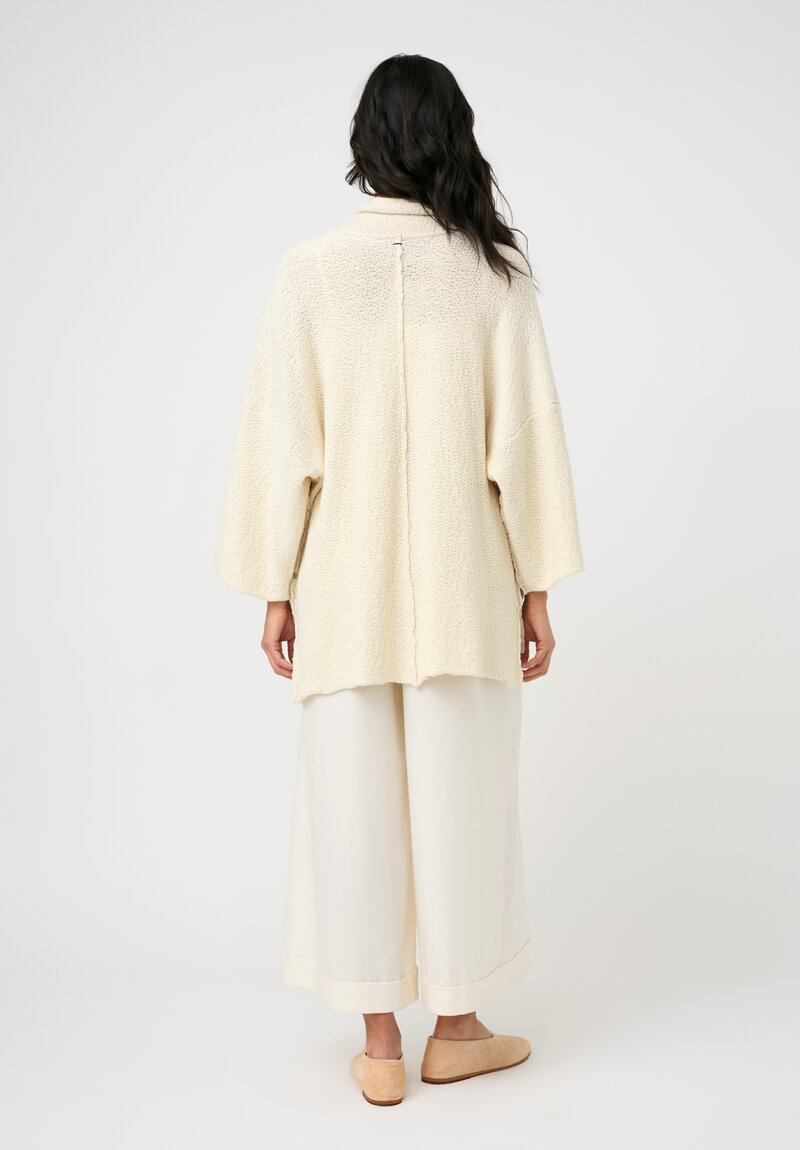 Daniel Andresen Open-Knit Silk Cotton Phlomys Kimono Sleeve Cardigan