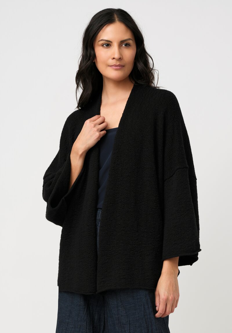 Daniel Andresen Silk Cashmere Dierama Kimono Sleeve Cardiga