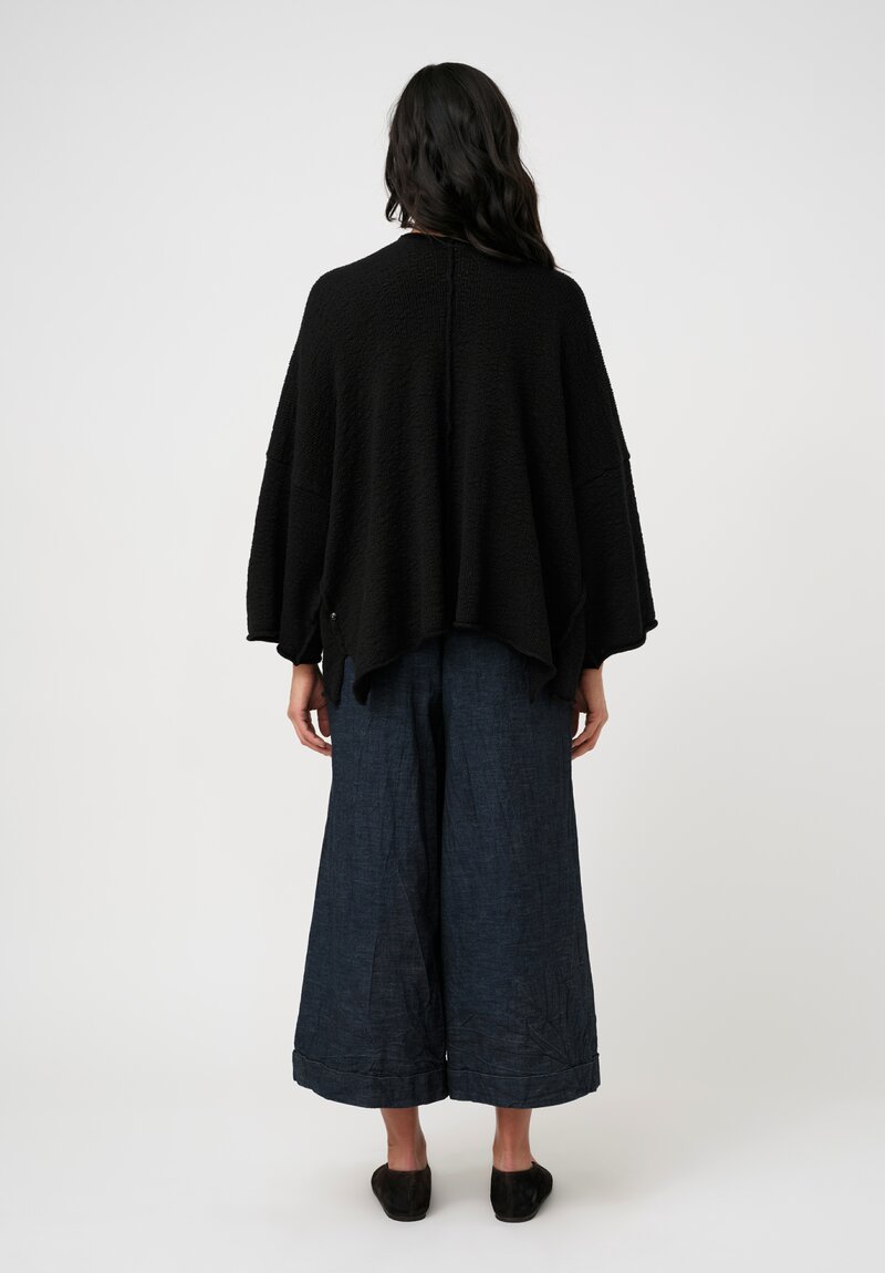 Daniel Andresen Silk Cashmere Dierama Kimono Sleeve Cardiga