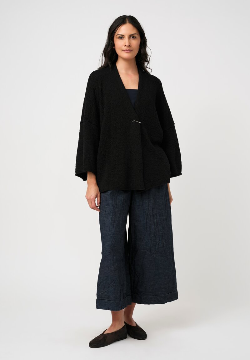 Daniel Andresen Silk Cashmere Dierama Kimono Sleeve Cardiga