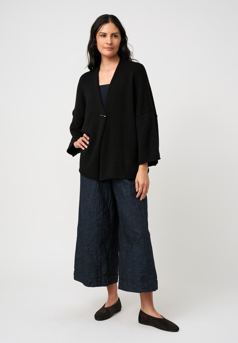 Daniel Andresen Silk Cashmere Dierama Kimono Sleeve Cardiga