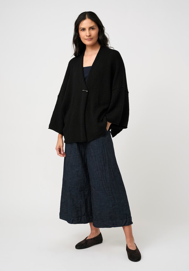 Daniel Andresen Silk Cashmere Dierama Kimono Sleeve Cardiga
