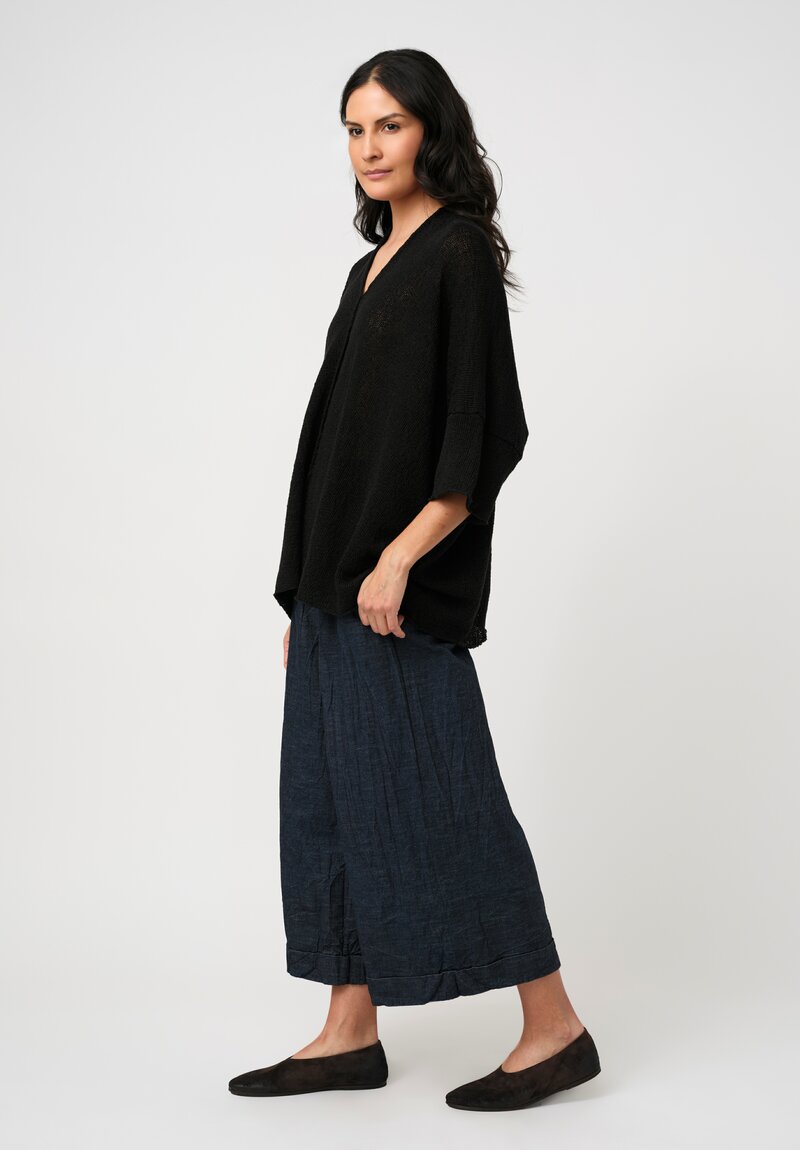 Daniel Andresen Handknit Linen Biham Tunic Pullover