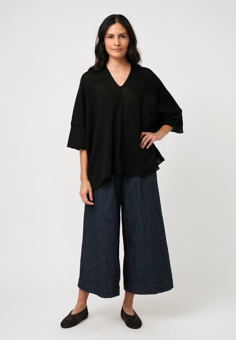 Daniel Andresen Handknit Linen Biham Tunic Pullover