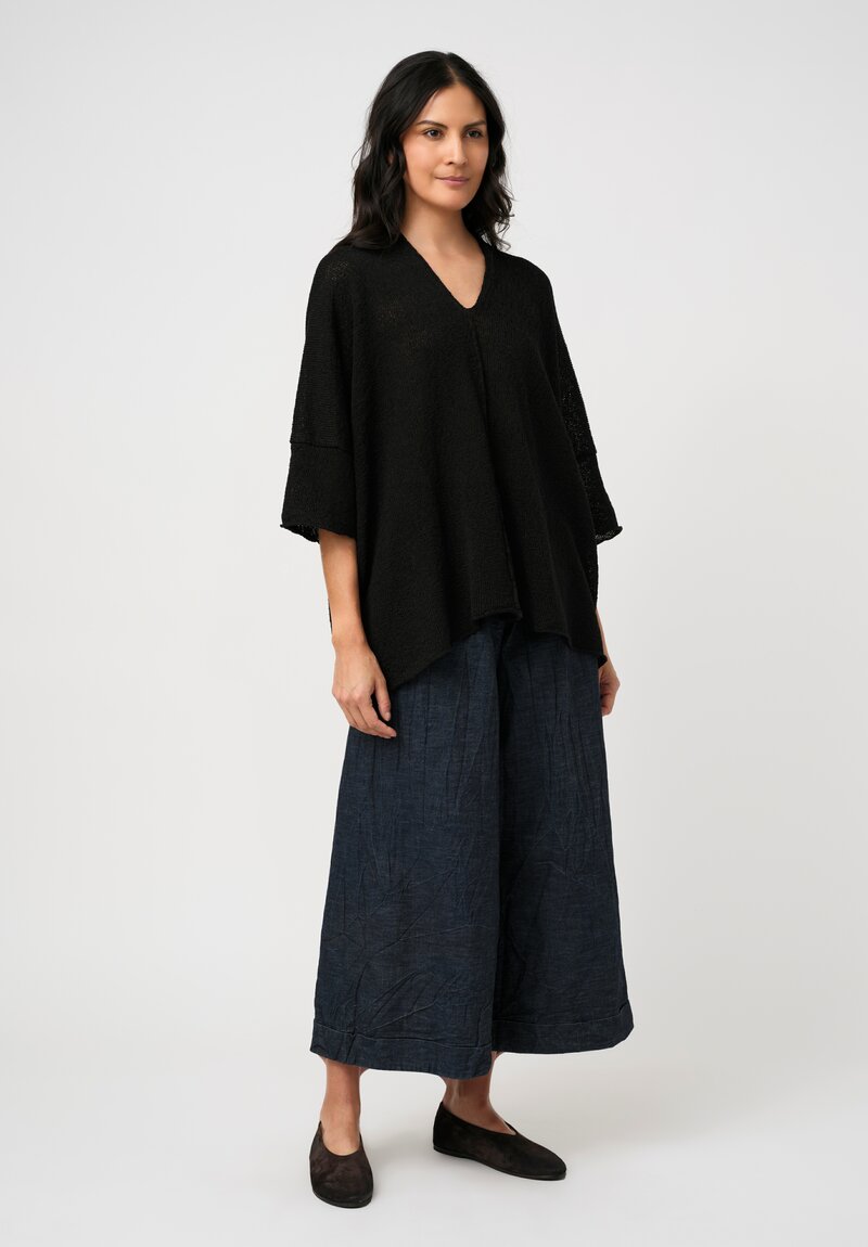 Daniel Andresen Handknit Linen Biham Tunic Pullover