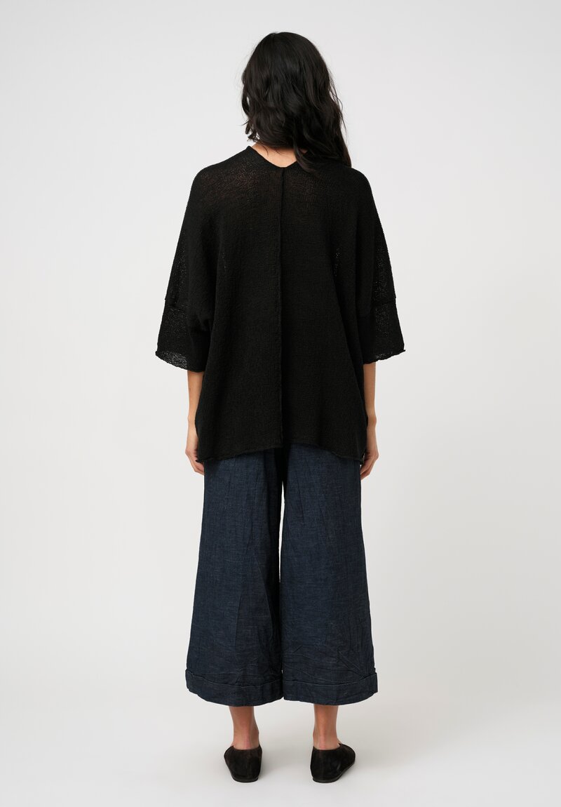 Daniel Andresen Handknit Linen Biham Tunic Pullover