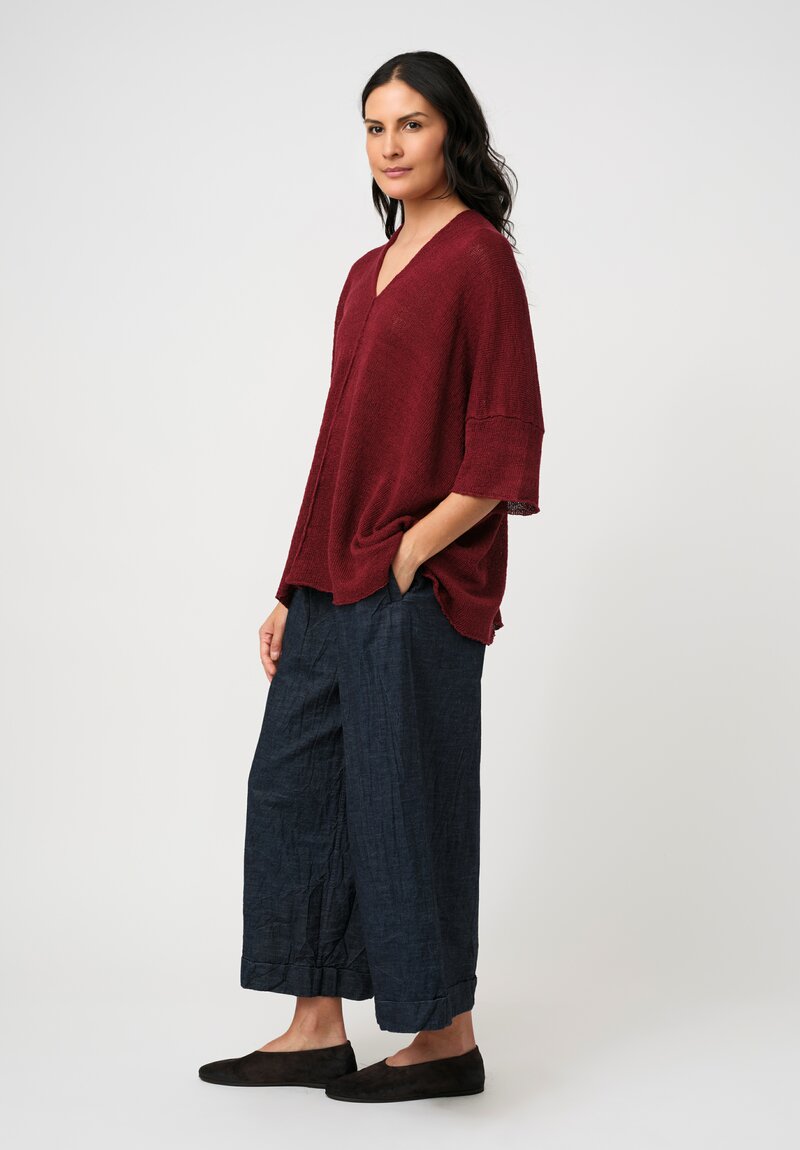 Daniel Andresen Handknit Linen Biham Tunic Pullover