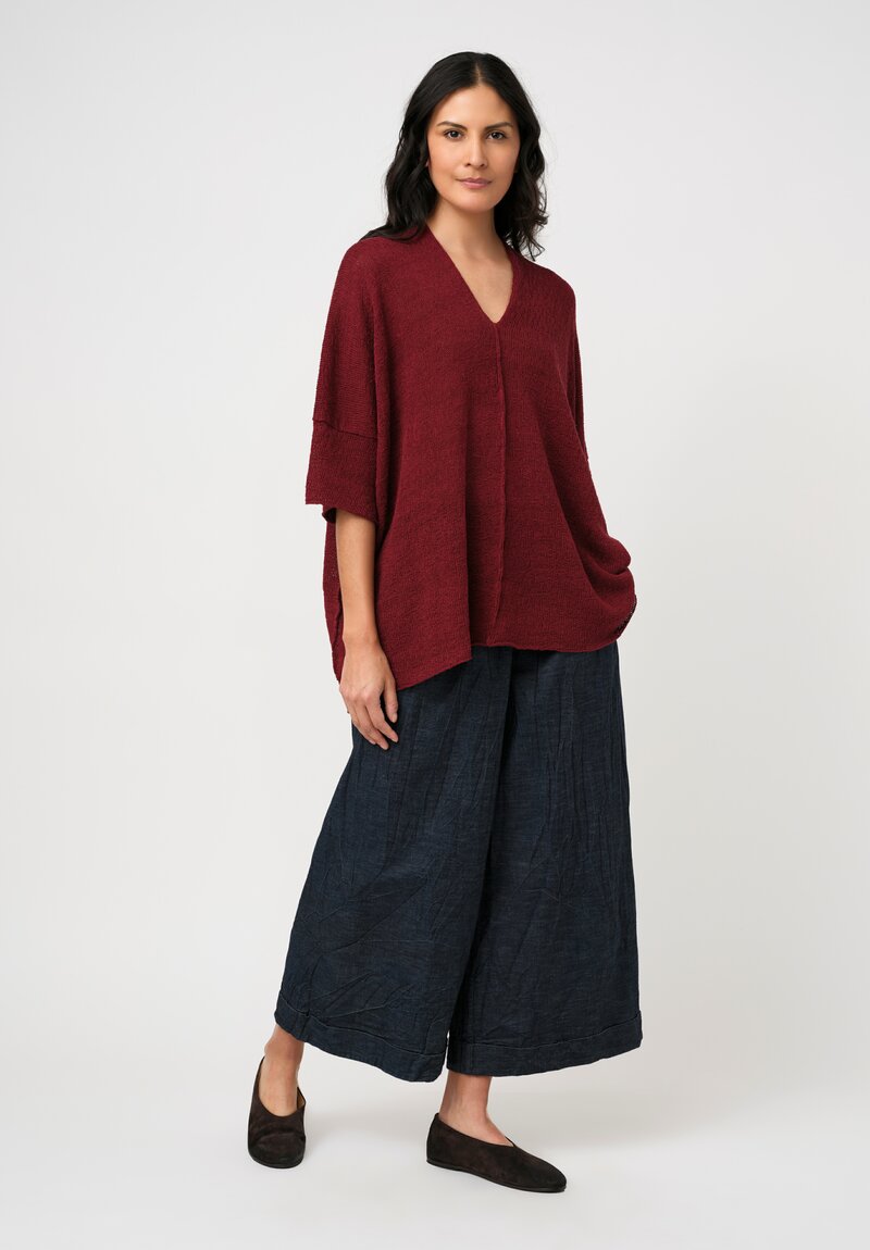 Daniel Andresen Handknit Linen Biham Tunic Pullover