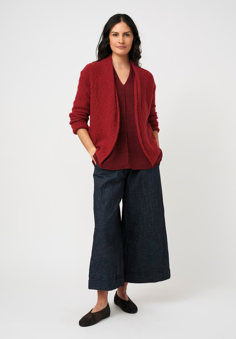Daniel Andresen Handknit Linen Biham Tunic Pullover