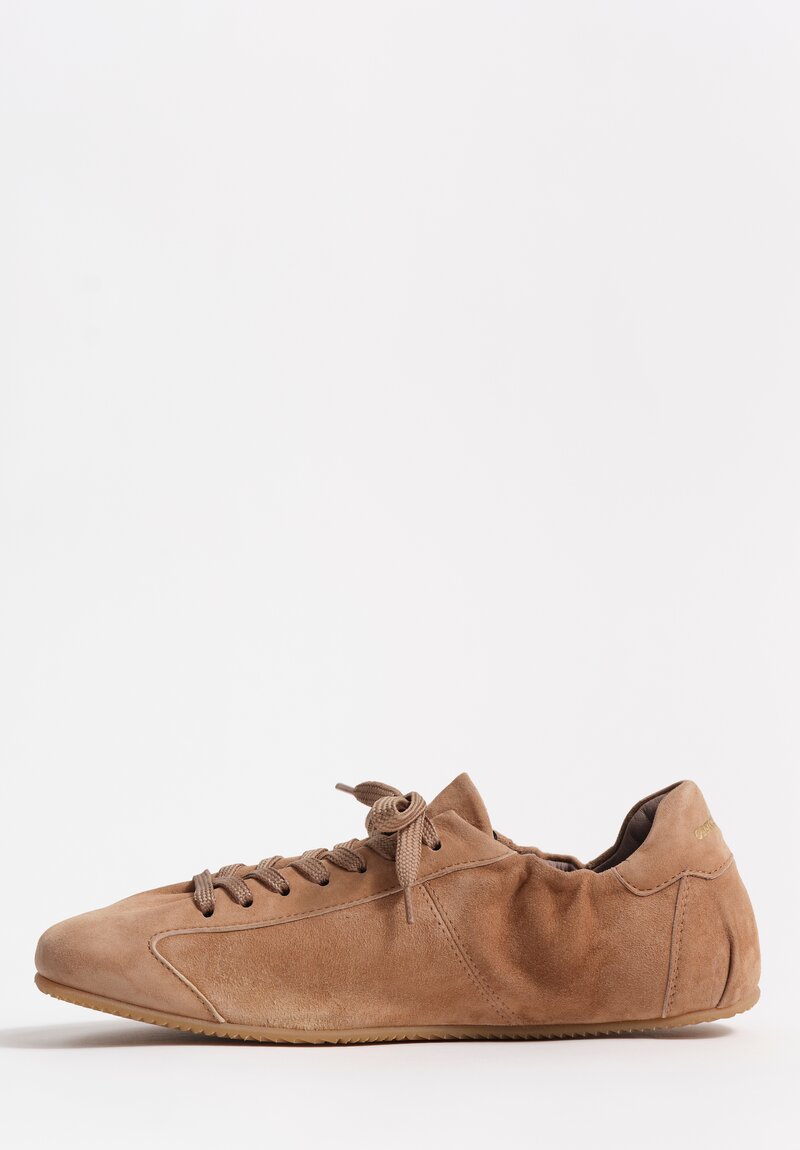 Officine Creative Suede Leather Lace Up Ballet Sneakers