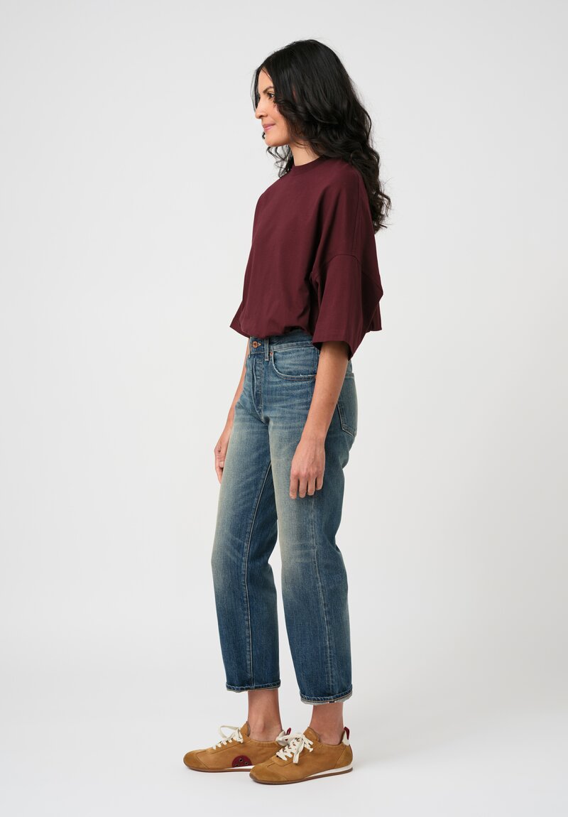 Hey Gang Japanese Selvedge Denim Loose Crop Jeans