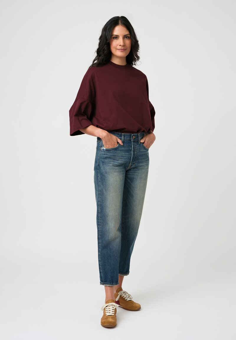 Hey Gang Japanese Selvedge Denim Loose Crop Jeans
