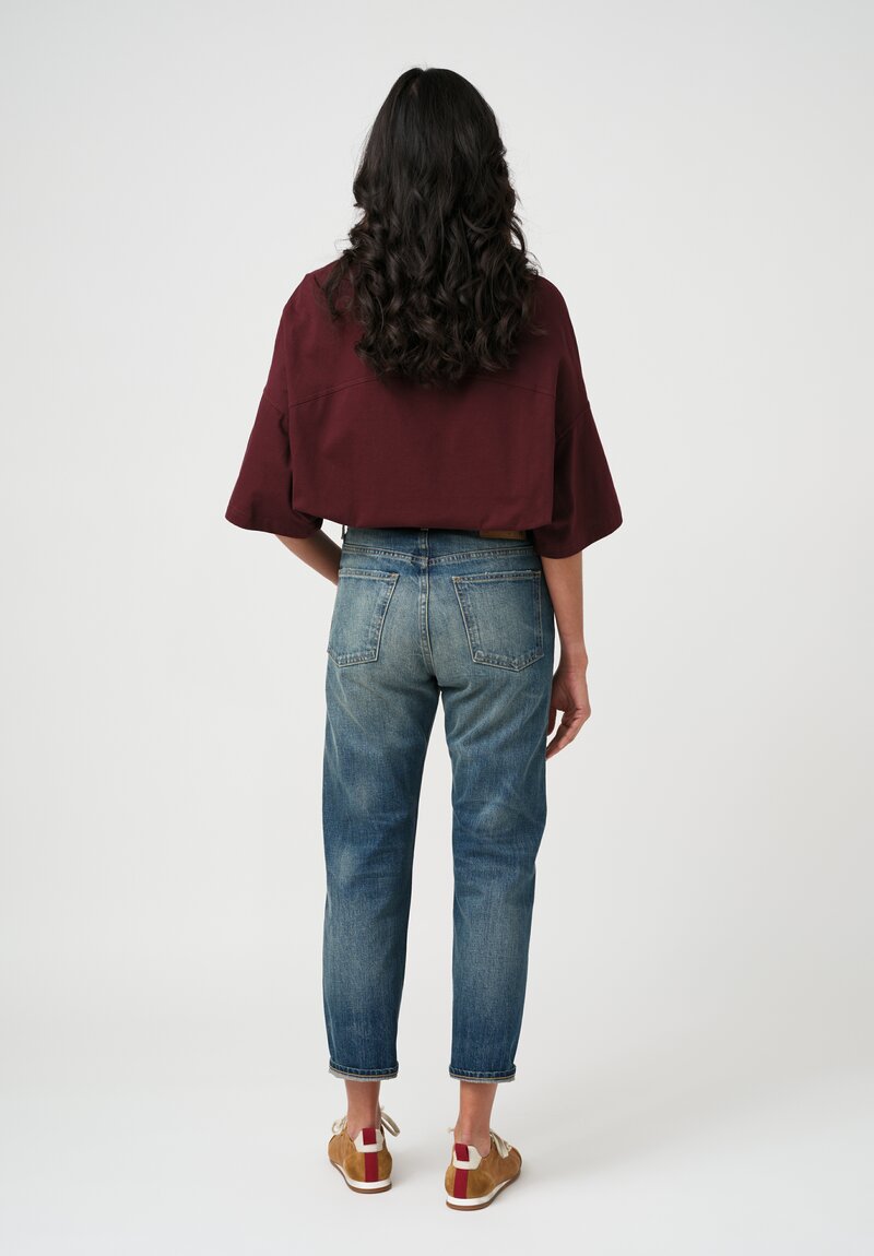 Hey Gang Japanese Selvedge Denim Loose Crop Jeans