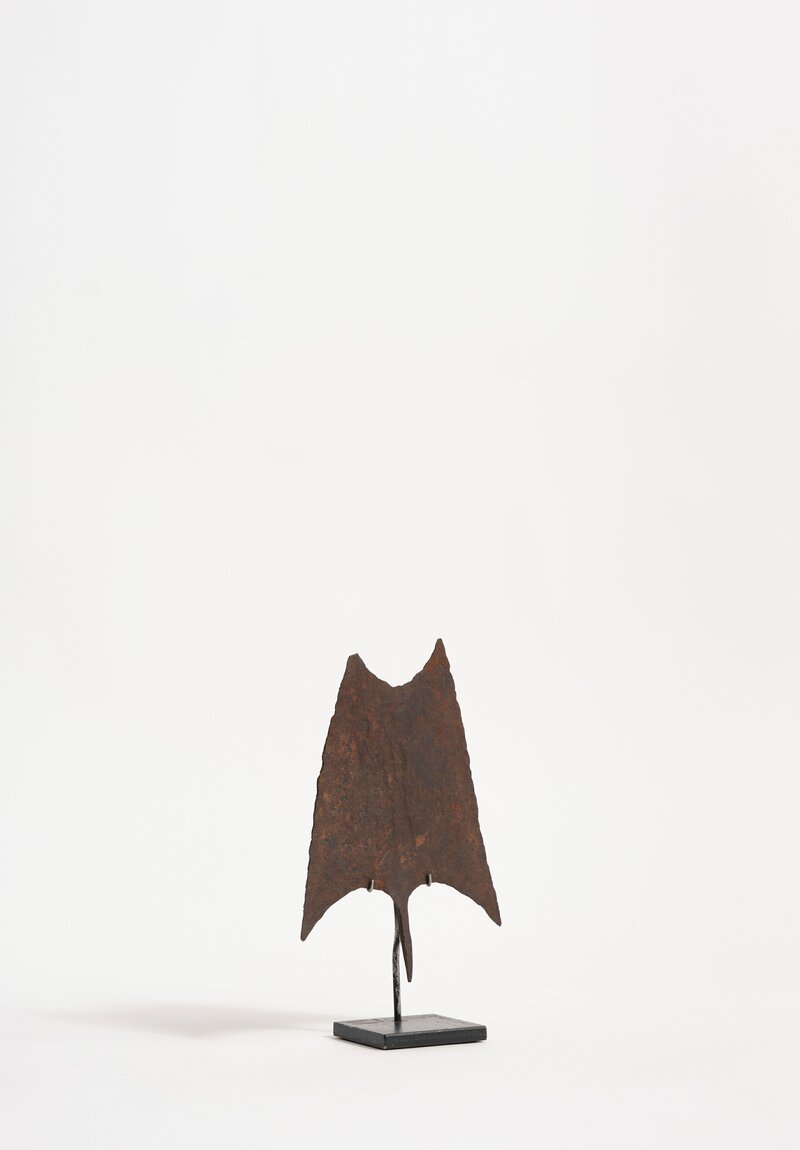 Antique and Vintage Cameroon Iron Currency in Dual-Point Spade Shape II