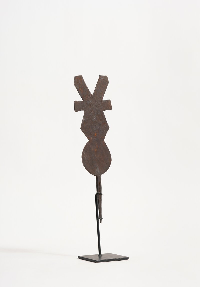 Antique and Vintage Cameroon Antique Iron Currency Abstract Totem