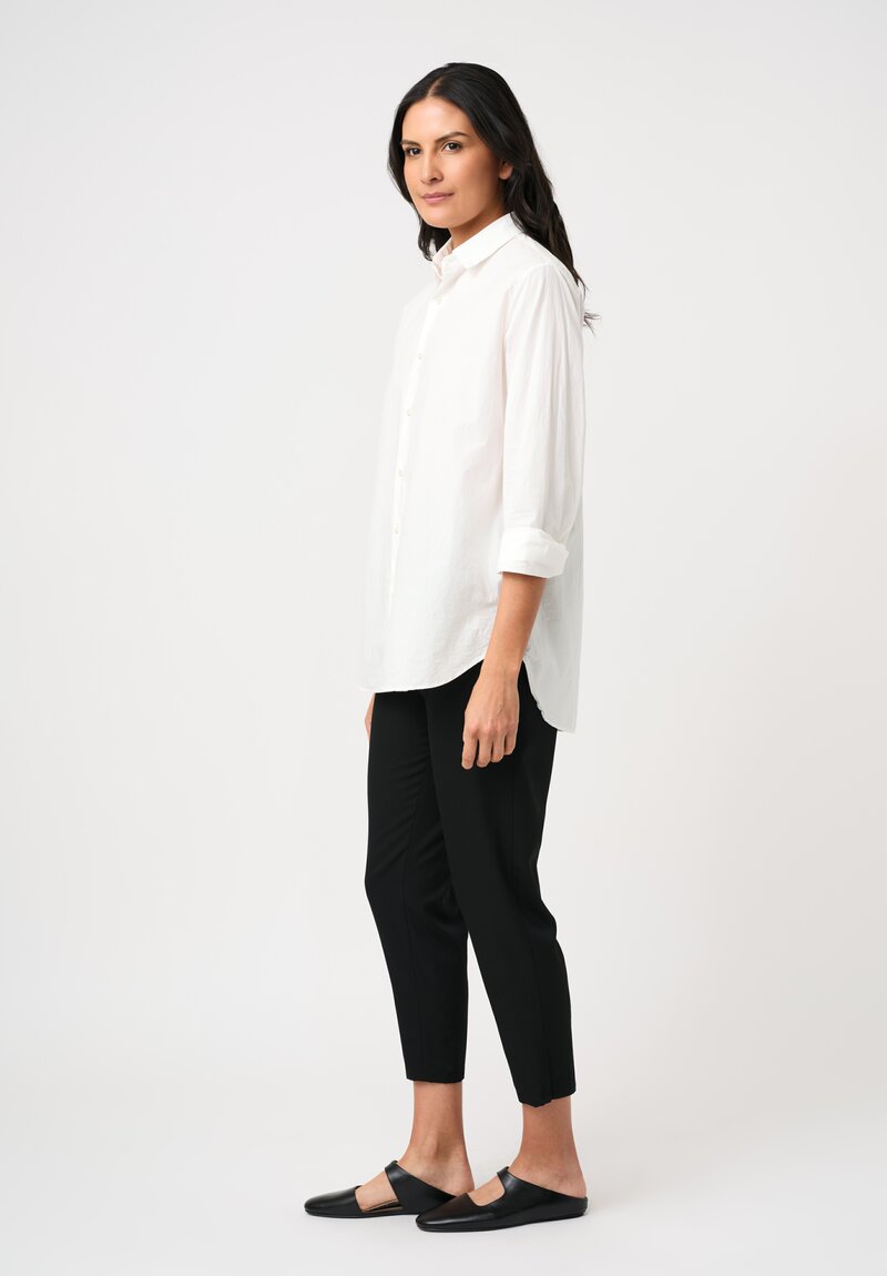 Yohji Yamamoto Gabardine Slim Cropped Pants
