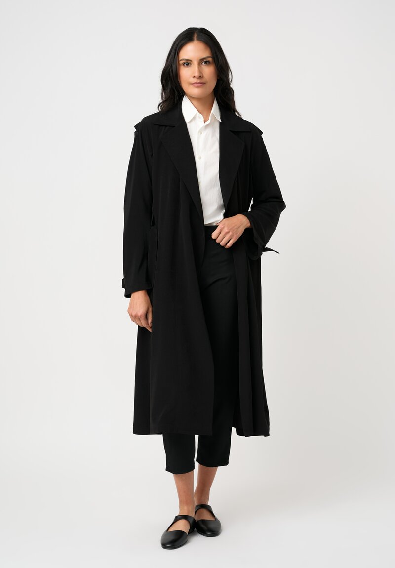 Yohji Yamamoto Gabardine Slim Cropped Pants