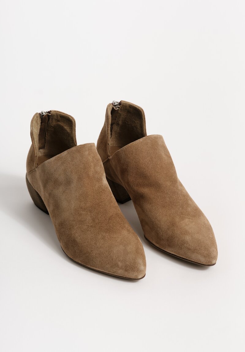 Officine Creative Suede Leather Sally Heel Ankle Boots