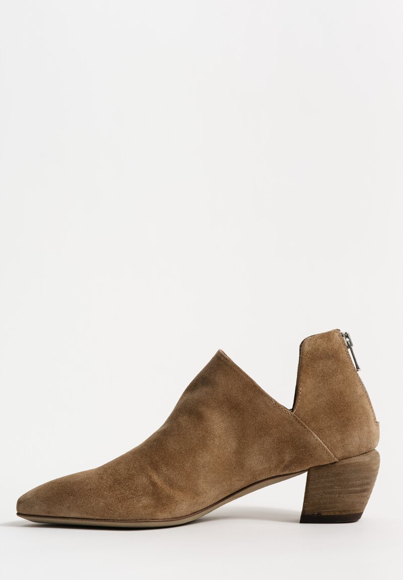 Officine Creative Suede Leather Sally Heel Ankle Boots