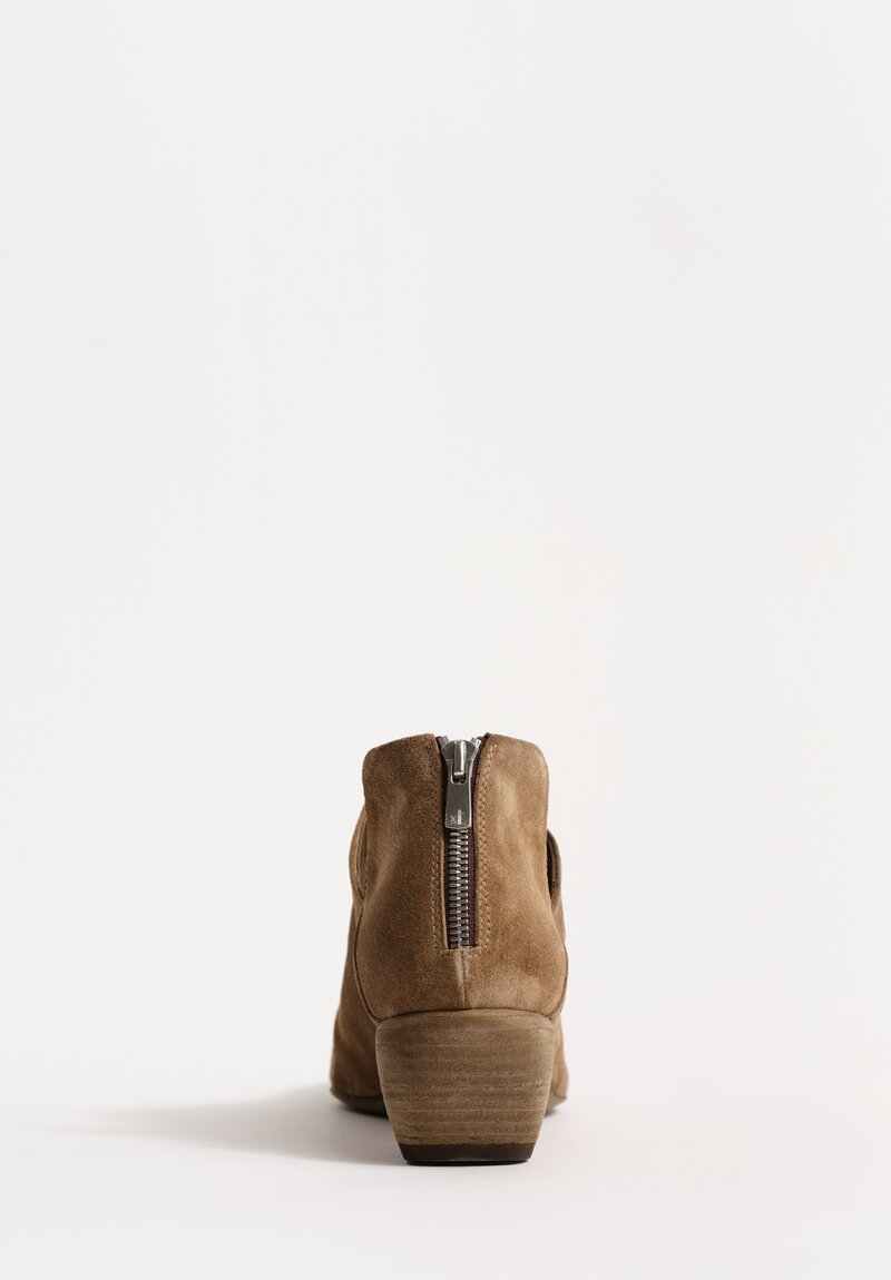 Officine Creative Suede Leather Sally Heel Ankle Boots