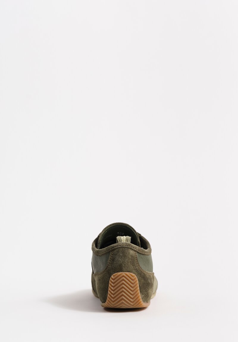 Officine Creative Mixed Leather Lace Up Subside Sneakers