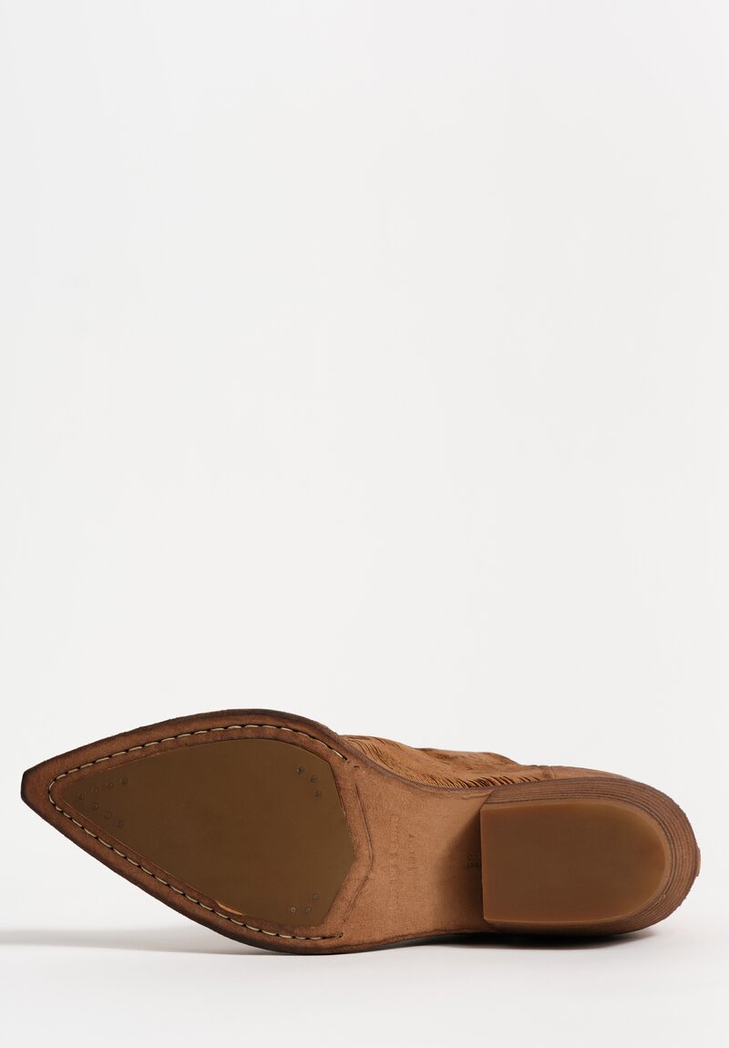 Officine Creative Ribbed Leather Noelie Ankle Boots