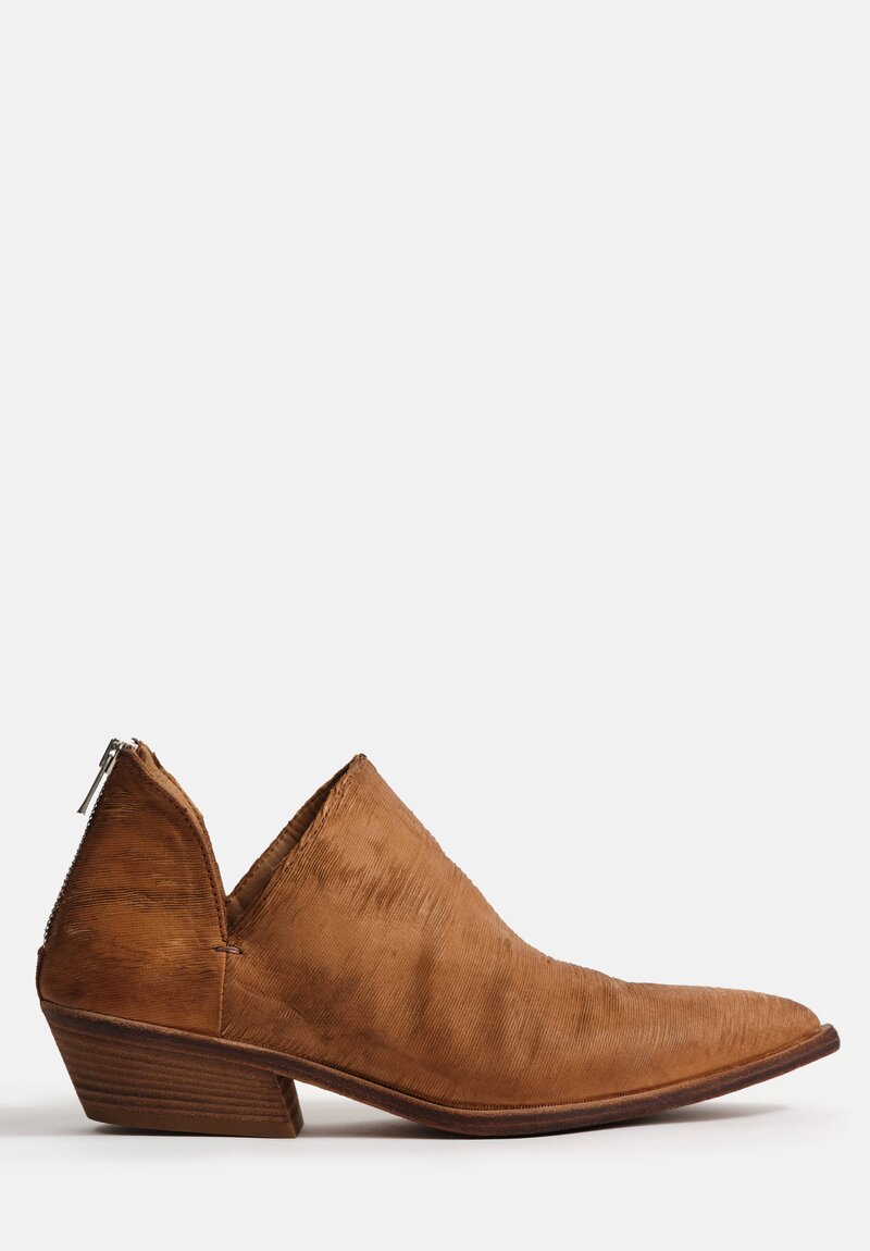 Officine Creative Ribbed Leather Noelie Ankle Boots