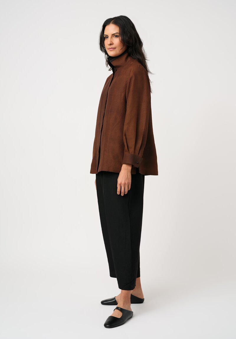 Sophie Hong Hand Dyed Mud Silk Over Shirt