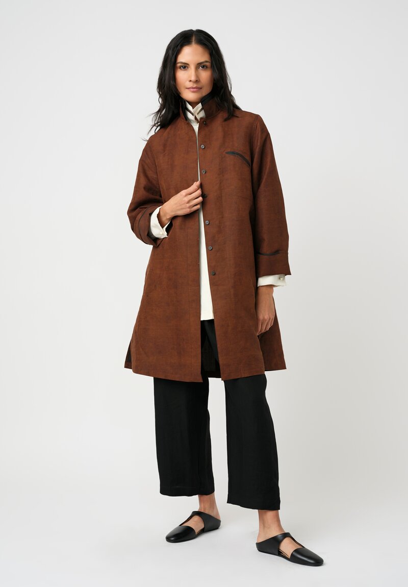 Sophie Hong Silk Button-Down Shirt in Natural White