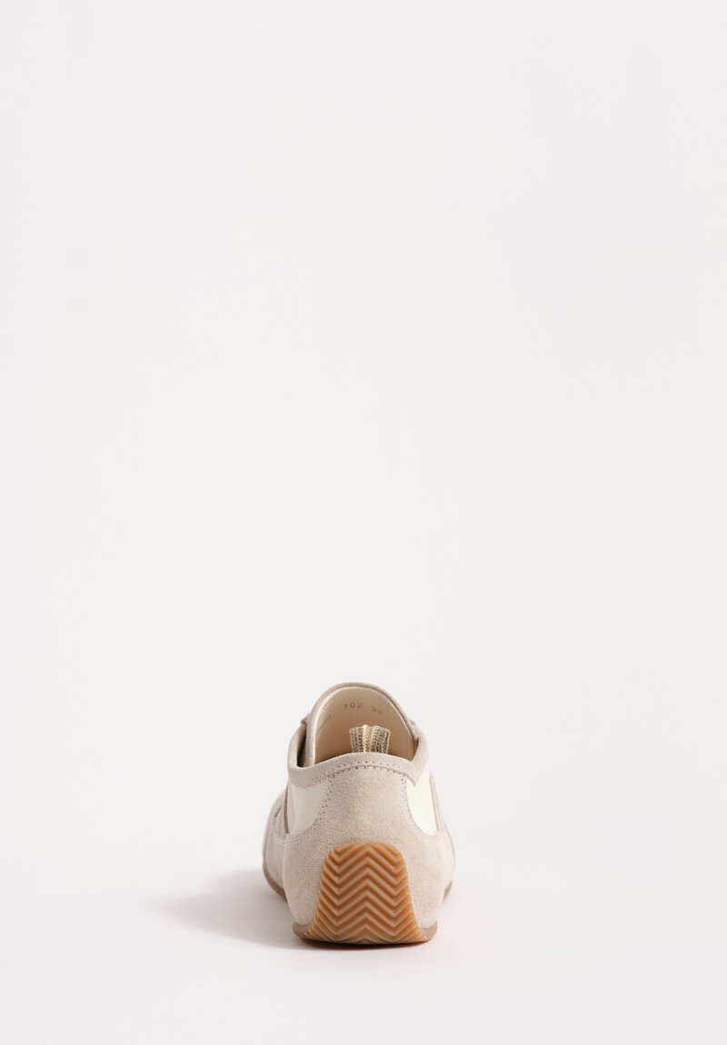 Officine Creative Mixed Leather Lace Up Subside Sneakers
