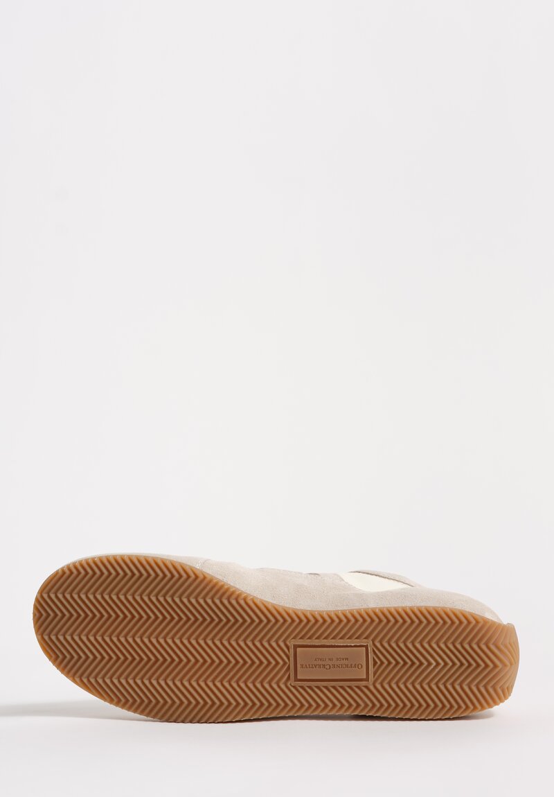 Officine Creative Mixed Leather Lace Up Subside Sneakers