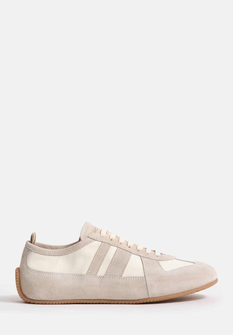 Officine Creative Mixed Leather Lace Up Subside Sneakers