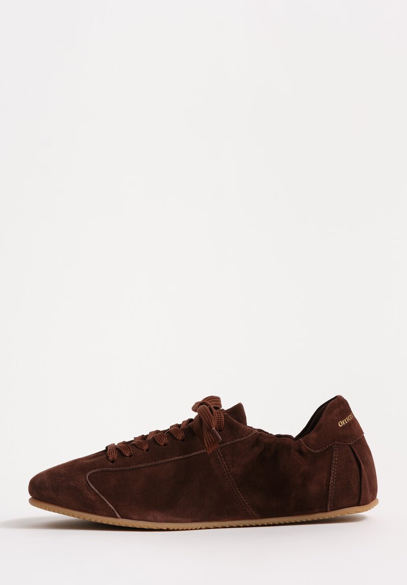Officine Creative Suede Leather Lace Up Ballet Sneakers