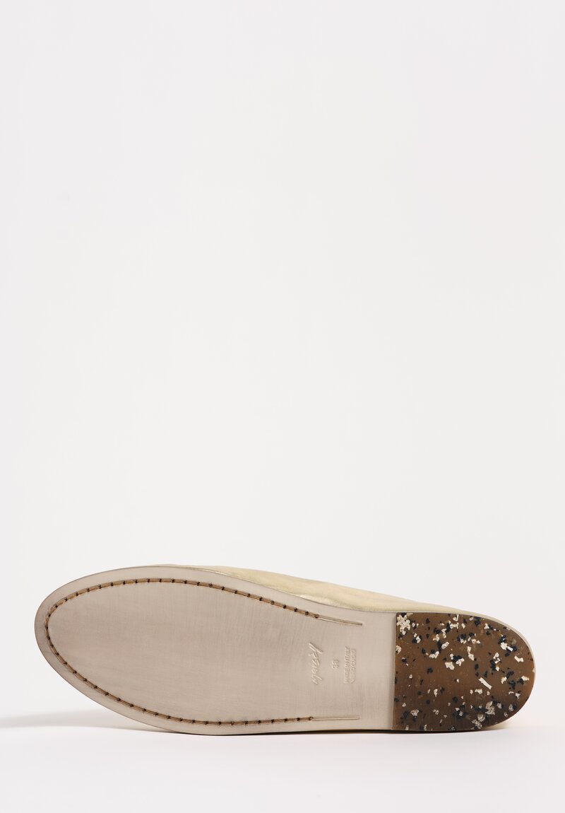 Marsèll Metallic Leather Coltellaccio Ballerina Flat