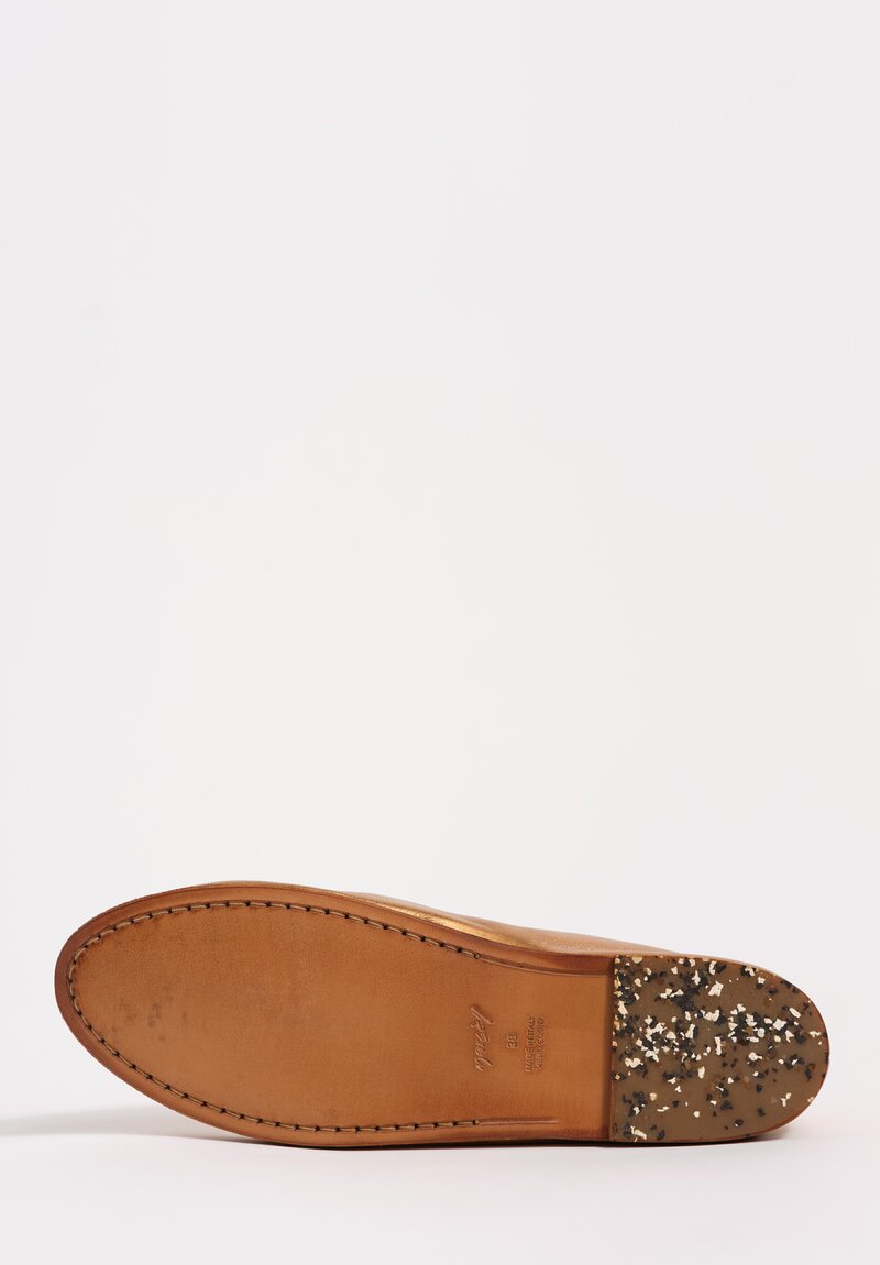 Marsèll Metallic Leather Coltellaccio Ballerina Flat