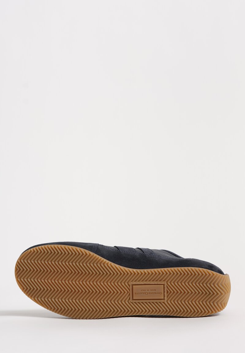 Officine Creative Mixed Leather Lace Up Subside Sneakers