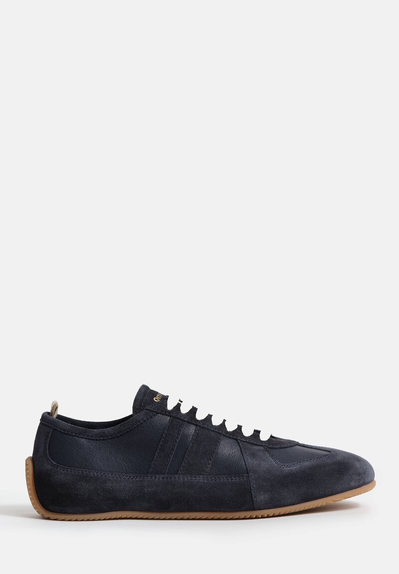 Officine Creative Mixed Leather Lace Up Subside Sneakers