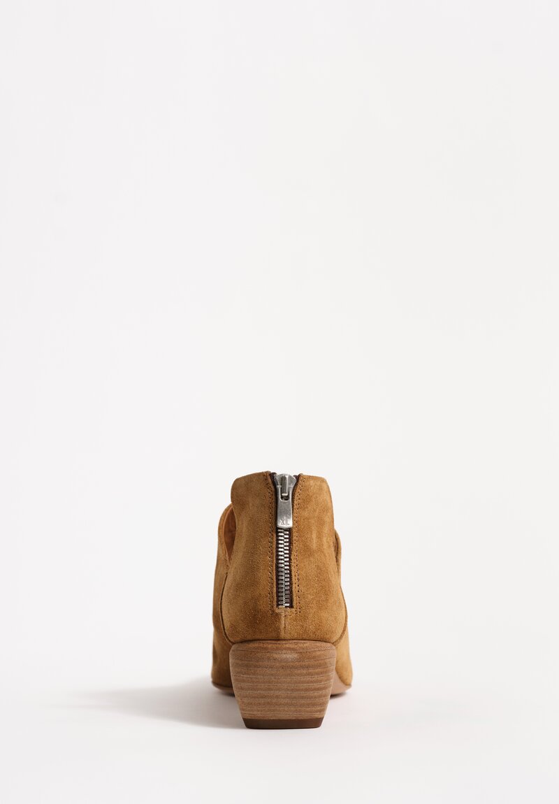 Officine Creative Suede Leather Sally Heel Ankle Boots