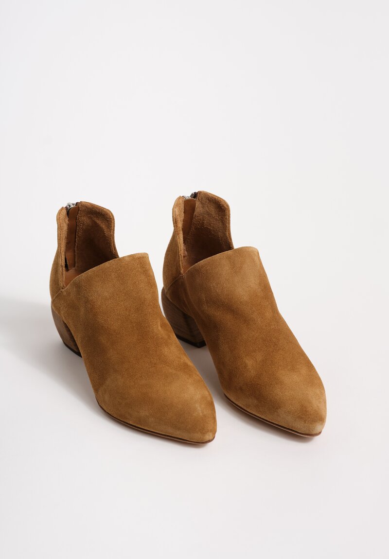 Officine Creative Suede Leather Sally Heel Ankle Boots