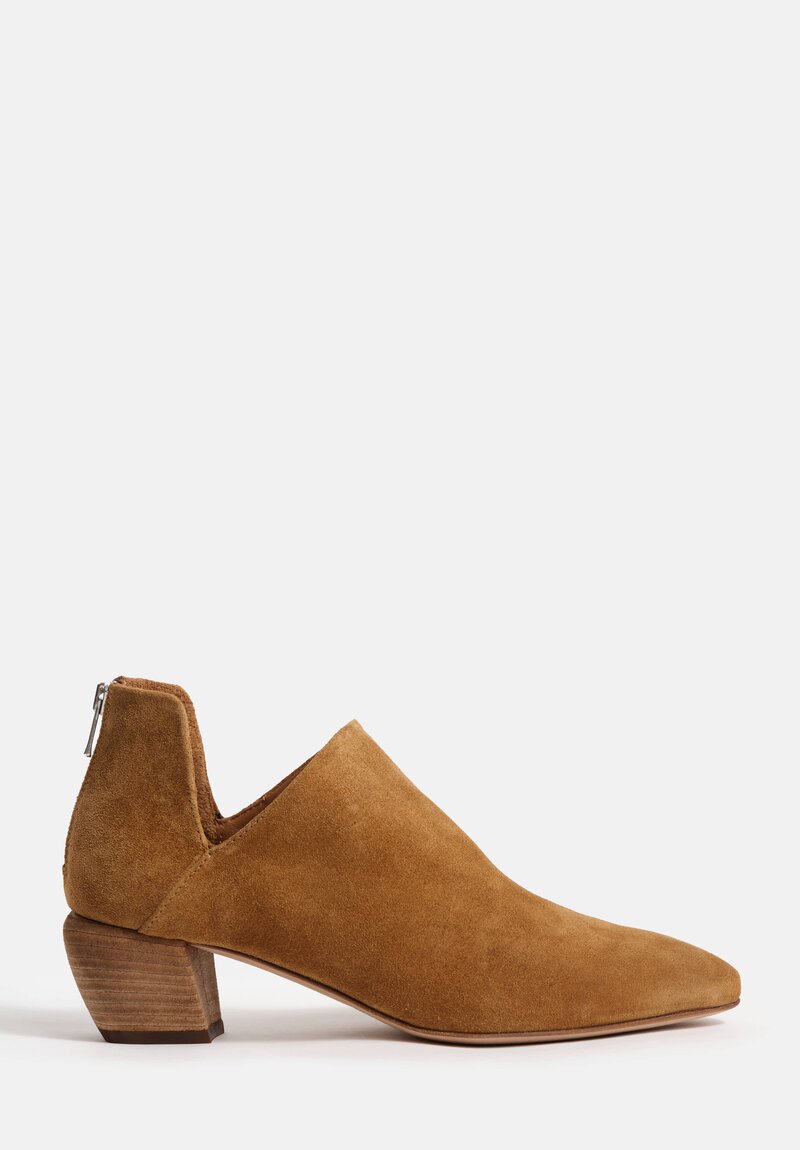 Officine Creative Suede Leather Sally Heel Ankle Boots