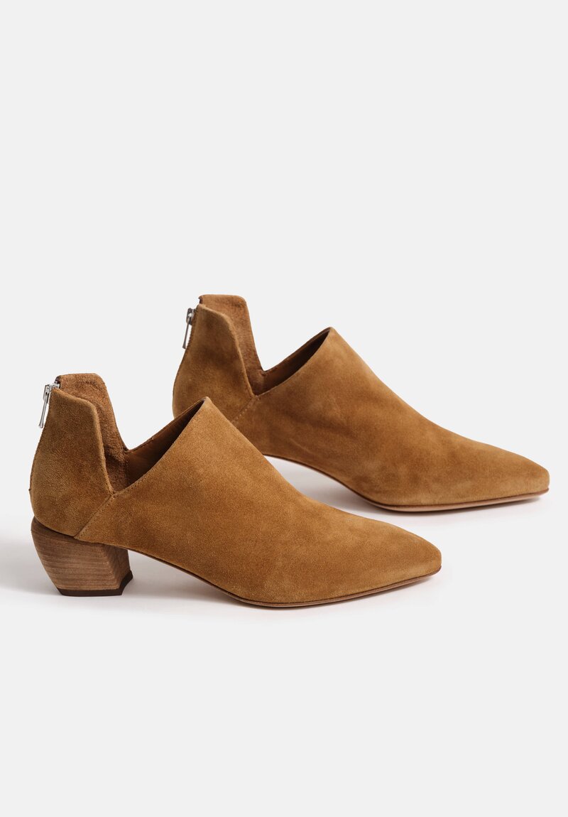 Officine Creative Suede Leather Sally Heel Ankle Boots