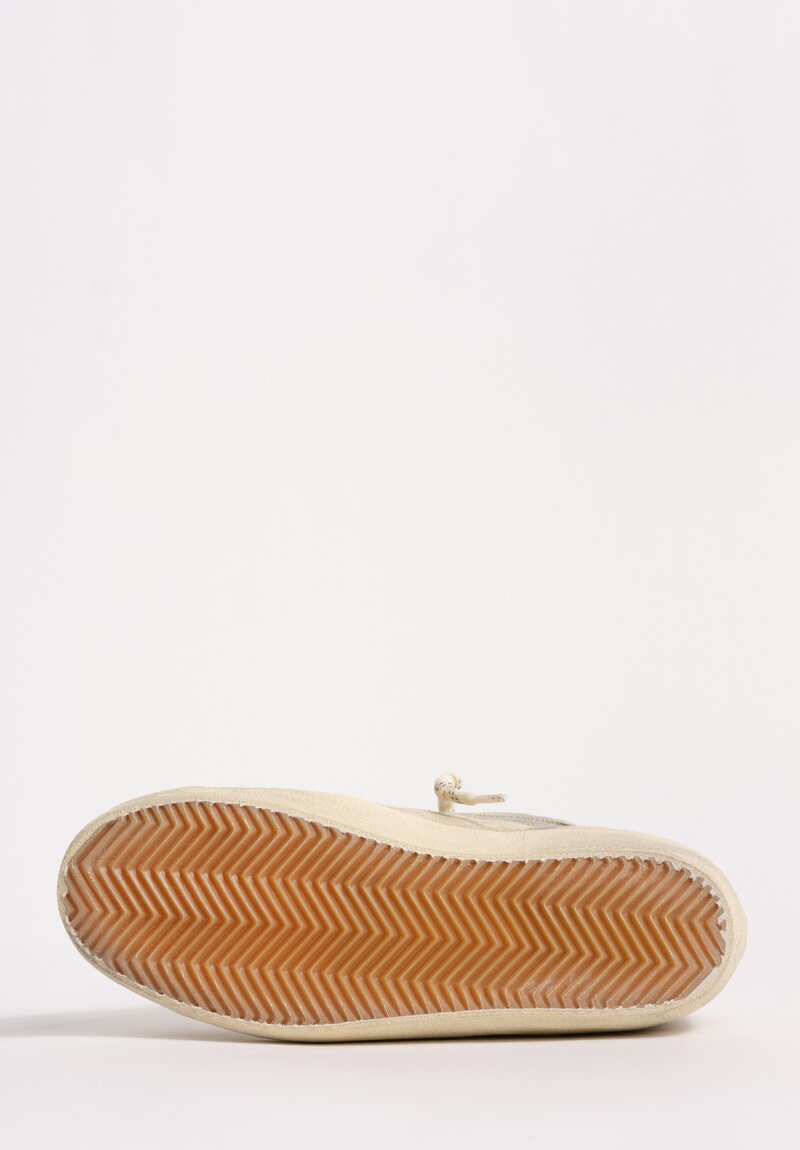 Golden Goose Super Star Suede Leather & Nylon with Metallic Heel Sneakers