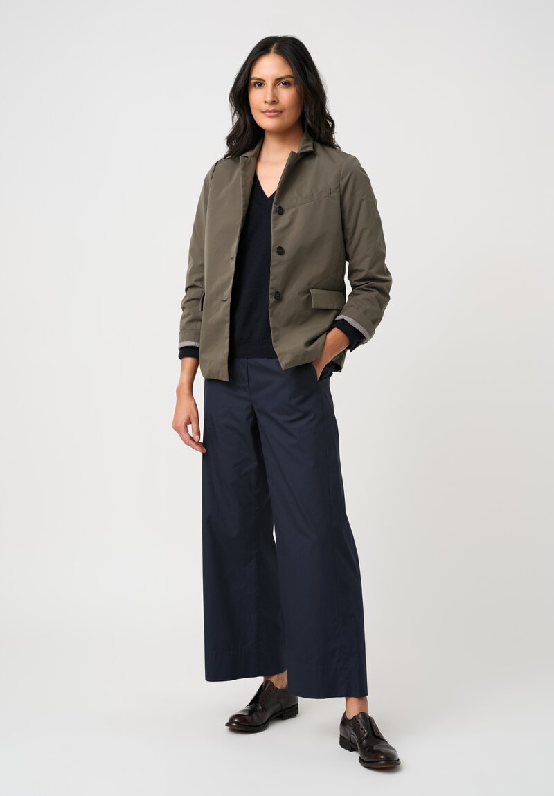 Bergfabel Washed Cotton Giulia Jacket in Olive Wood