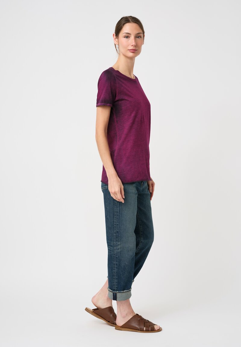 Avant Toi Hand-Painted Cotton Girocollo T-Shirt