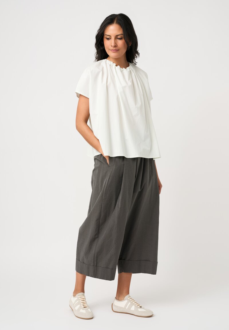 Toogood Cotton & Silk Wide Leg Baker Trouser