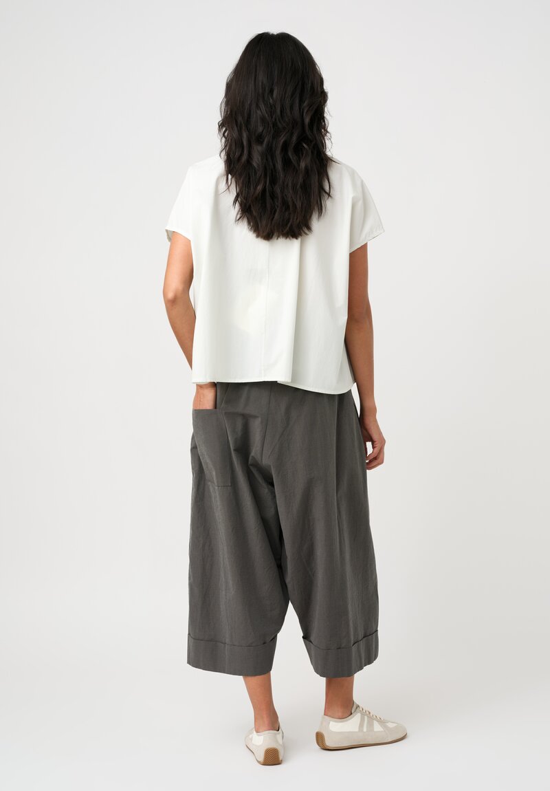 Toogood Cotton & Silk Wide Leg Baker Trouser
